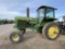 JOHN DEERE 4630 TRACTOR, 3PT, NO TOP LINK, PTO, 3-HYDRAULIC REMOTES, 16.9-38 REAR TIRES, 1815 HOURS 