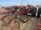 MASSEY HARRIS 44 SPECIAL TRACTOR WITH LOADER, GAS, WIDE FRONT, PTO, 13.6-38 REAR TIRES, REAR WHEEL W