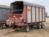 H&S 501 FORAGE WAGON, KORY 6278 TANDEM RUNNING GEAR, FRONT LOAD