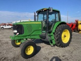 2006 JOHN DEERE 7220 TRACTOR, 110HP JD DIESEL, 2WD, CAB, 3 PT, PTO, 3 HYD. OUTLETS, REAR HITCH CONTR