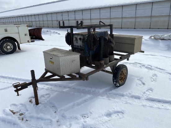 WELDING TRAILER, MILLER 35 WELDER GENERATOR