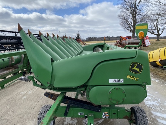 2008 JOHN DEERE 612C CORN HEAD, 12-20'' ROWS