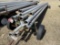 IRRIGATION PIPE, 5'' & 6'' x MOST APPROX. 30', STAND NOT INCLUDED  [APPROX. 18]