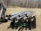 IRRIGATION PIPE, 3'' & 6'' x MOST APPROX. 30', SOME SHORT PIECES, STAND NOT INCLUDED, APPROX. [37] P