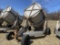 CUSTOM MADE MINT DISTILLERY TUB TRAILER, TUB MEASURES 83'' DIAMETER X 8' TALL, HYDRAULIC DUMP, TRAIL