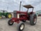 INTERNATIONAL 686 TRACTOR, DIESEL, CANOPY, 3PT, PTO, 2-REMOTES, 18.4-38 REAR TIRES, 4516 HOURS SHOWI