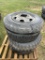 9.00-20 TIRES ON 6-BOLT RIMS [4]
