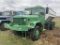 1961 WHITE M36 2-1/2 TON STAKE TRUCK, 6X6, 6-CYLINDER GAS ENGINE, 5-SPEED MANUAL TRANS, TANDEM DUALS