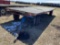 FLATBED WAGON ON KILLBROS 1072 10-TON RUNNING GEAR, 20' X 8', 12.5L-16SL TIRES