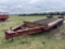 1979 EAGER BEAVER TRAILER, 18' WITH 3' TAIL, 96'' WIDE, TRI-AXLE, FOLD UP RAMPS, PINTLE HITCH, VIN: 