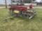 4-ROW GANDY SEEDER WITH ROLLERS, FERTILIZER BOX, PIN HITCH