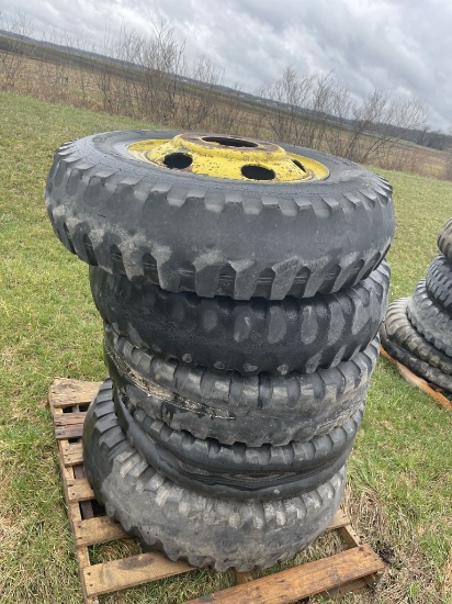 9.00-20 TIRES ON 6-BOLT RIMS [5]