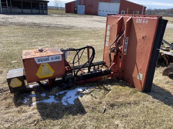 BUSH HOG SM60 DITCH BANK MOWER, 5', 3PT