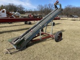 PORTABLE CONVEYOR, 1-HP ELECTRIC MOTOR, SINGLE PHASE, 20' X 24''