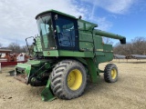 JOHN DEERE 7720 TURBO COMBINE, DIESEL, 4WD, HYDROSTAT TRANS, 30.5L-32 FRONT TIRES, 16.9-26 REAR TIRE
