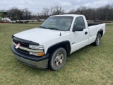2001 CHEVY SILVERADO 1500 PICKUP TRUCK, V6 GAS ENGINE, AUTO TRANS, 2WD, AM/FM, HEAT/AC, 8' BED, RUST