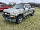 2001 CHEVY SILVERADO K2500HD EXTENDED CAB PICKUP TRUCK, 6.1L GAS V8 ENGINE, AUTO TRANS, 4X4, LEATHER