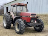 CASE INTERNATIONAL 5140 TRACTOR, 4WD, CAB, 3PT, PTO, 2-REMOTES, 18.4-38 REAR TIRES, 14.9-24 FRONT TI