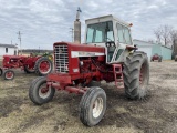 INTERNATIONAL FARMALL 826 TRACTOR, DIESEL, CAB, 3PT, PTO, 2-REMOTES, 20.8-38 TIRES, 1995 HOURS SHOWI