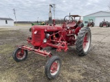INTERNATIONAL MCCORMICK SUPER C TRACTOR, GAS, PTO, DRAW BAR, 12.4-36 TIRES, FRONT CULTIVATOR BRACKET