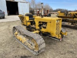 OLIVER CRAWLER TRACTOR, GAS, PTO, DRAW BAR, 1-REMOTE, 12'' TRACKS