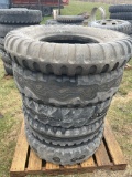 11.00-20 TIRES ON 6-BOLT RIMS [4], 9.00-20 TIRE NO RIM