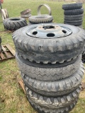 9.00-20 TIRES ON 6-BOLT RIMS [5]