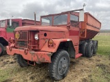 AM GENERAL M35A2 2-1/2 TON STAKE TRUCK, 6X6, 6-CYLINDER DIESEL ENGINE, 5-SPEED MANUAL TRANS, TANDEM 