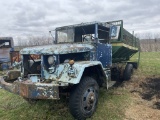 1953 REO M35 2-1/2 TON STAKE TRUCK, PARTS TRUCK, NO ENGINE/TRANS, VIN: 130610, TITLED ITEM