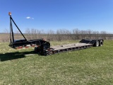 1988 BORCO DC-35 DETACHABLE LOWBOY TRAILER, DUAL AXLE, VIN: 1B9LS4426JP137163, #8000, TITLED ITEM