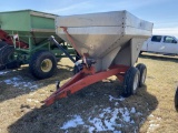 CALHOUN UNITED FARM TOOLS FERTILIZER SPREADER, TANDEM AXLE, GROUND DRIVEN, PTO BEATERS