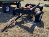 HYDRAULIC DUMP WAGON ON UNVERFERTH GEAR, 11' X 92'' X 14'' SIDES, 11L-15SL TIRES (ONE FLAT TIRE)