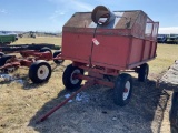 DAVID BRADLEY HYDRAULIC DUMP WAGON WITH COVER