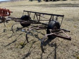 PULL TYPE CULTIVATOR, 9', MISSING SOME SHANKS