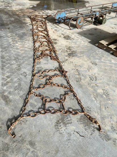 TIRE CHAINS, APPROX. 38'' TIRES