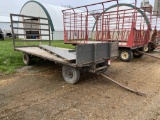 FLATBED WAGON, 16' X 7'5'', WITH SIDES