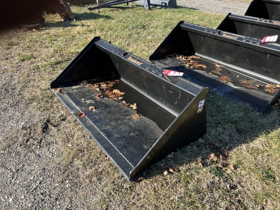 NEW TOMAHAWK 60'' SKID STEER BUCKET (3016-1)