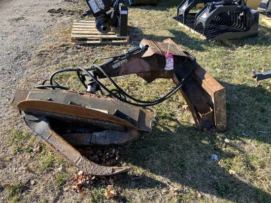 2-CYLINDER LOG GRAPPLE, SKID STEER MOUNT