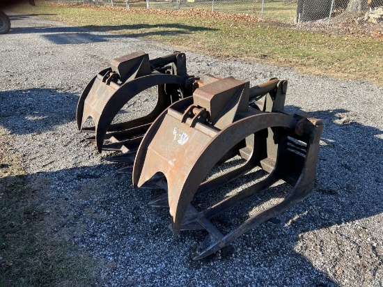 AMMBUSHER 72'' GRAPPLE BUCKET, SKID STEER MOUNT
