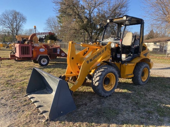 VENIERI VF2.63C PLUS COMPACT WHEEL LOADER, 2018, YANMAR DIESEL, REXROTH PUMPS, HYDROSTAT, 2-SPEED, O