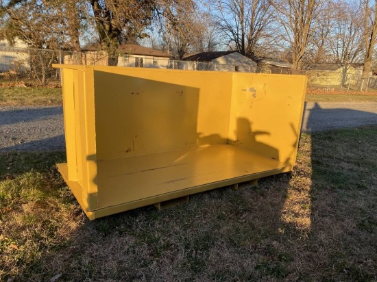 NEW DEBRIS BIN WITH FORK POCKETS