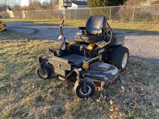 CUB CADET COMMERCIAL ZERO TURN MOWER, KOHLER COMMAND PRO 28 GAS ENGINE, 60'' DECK, 1177 HOURS SHOWIN