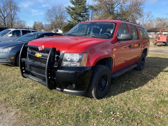 2009 CHEVROLET 2500 SUBURBAN, 6.0L V8 GAS ENGINE, AUTO TRANS, 4X4, AM/FM-CD RADIO, PW, PL, OM, CRUIS