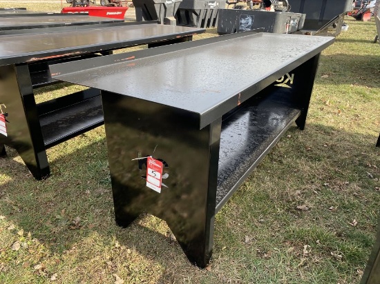 NEW STEEL WORK BENCH, 90''