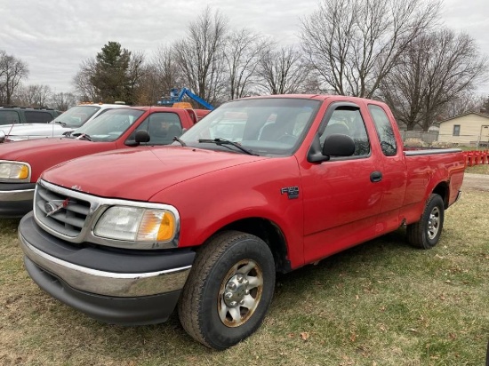 2003 FORD F150 EXTENDED CAB PICKUP, 2WD, 5.4L TRITON V8 ENGINE, AUTO TRANS, LONG BOX, AM/FM-CASS, RU