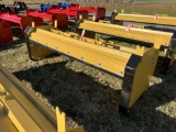 NEW SNOW PUSHER, 8', SKID STEER MOUNT