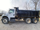 2005 FREIGHTLINER M2 TANDEM AXLE DUMP, MERCEDES BENZ DIESEL, AUTO TRANS, NO TARP, 130,085 MILES SHOW