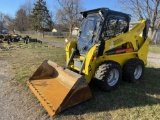 2014 WACKER NEUSON SW28 RUBBER TIRE SKID STEER, DIESEL, CAB WITH HEAT, AUX HYDRAULICS, 72'' BUCKET, 