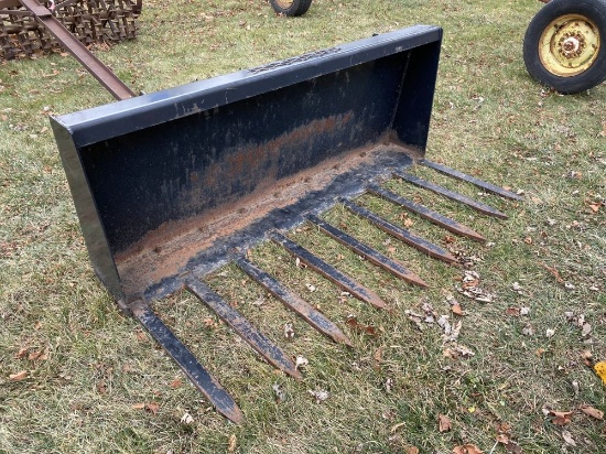 HORST MANURE BUCKET, 66'', SKID STEER MOUNT