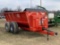 KUHN KNIGHT 8124 MANURE SPREADER, TANDEM AXLE, REBUILT & NEW PAINT, NEW AUGER PLUGS, NEW BUSHINGS, S